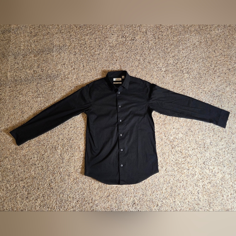 Calvin Klein Black Slim Fit Shirt